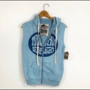 Malibu Surf Shack cut off sweatshirt
